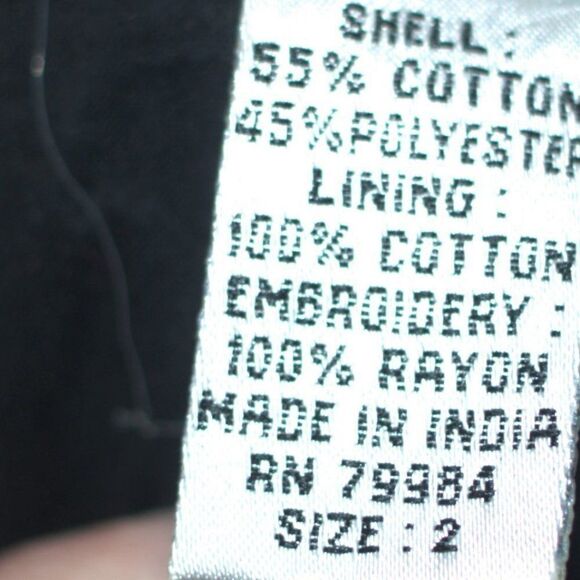 Chico’s Anniversary Collection Women’s Size 2 Long Sleeve Blazer Jacket - Picture 3 of 6